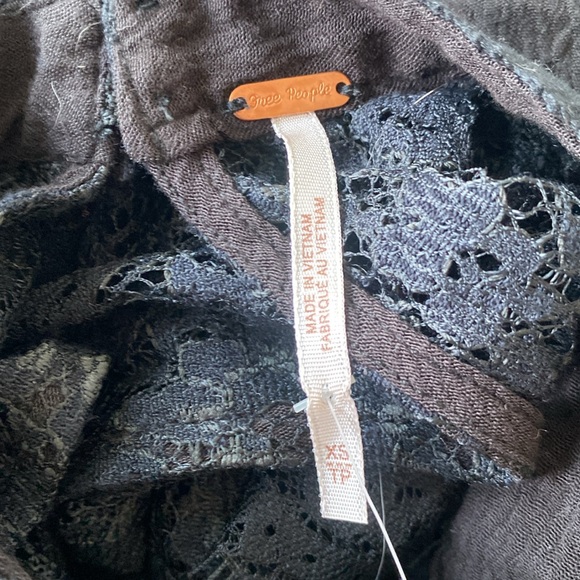 NWT Free People XS Tell Tale Lace Tunic - Picture 3 of 14